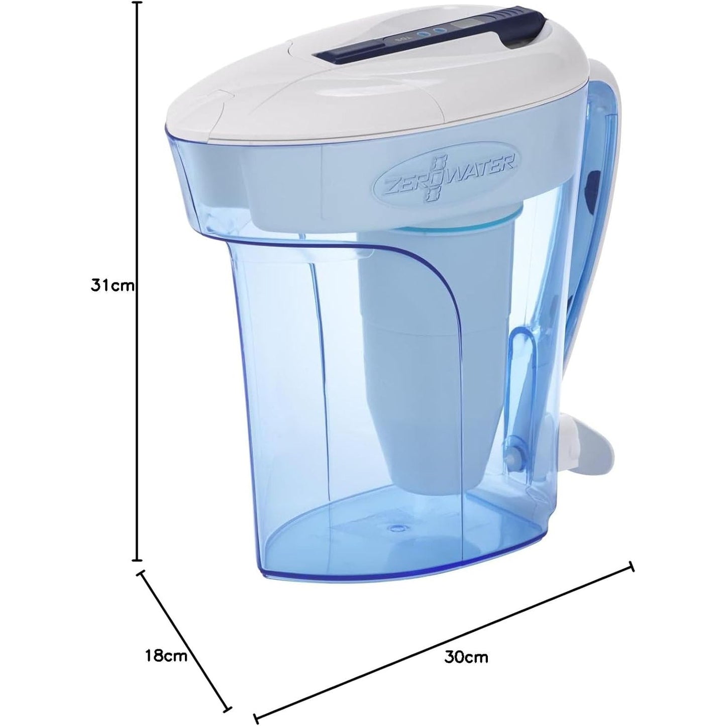 ZeroWater 10-Cup Ready-Pour 5-Stage Water Filter Pitcher